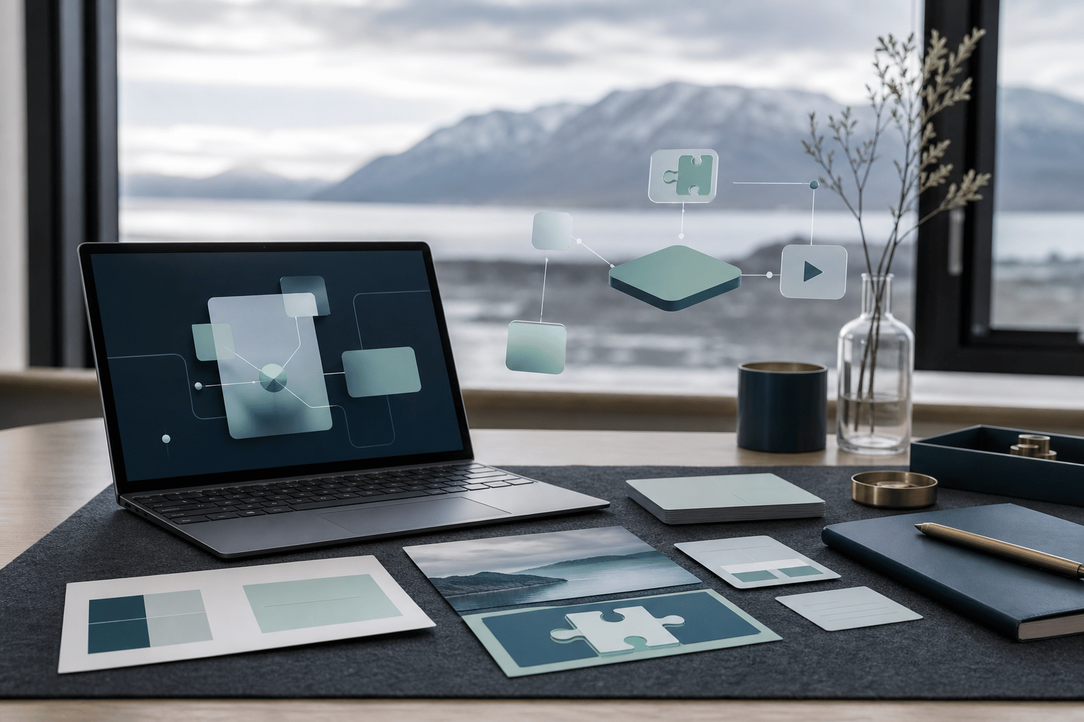 Technology studio visual