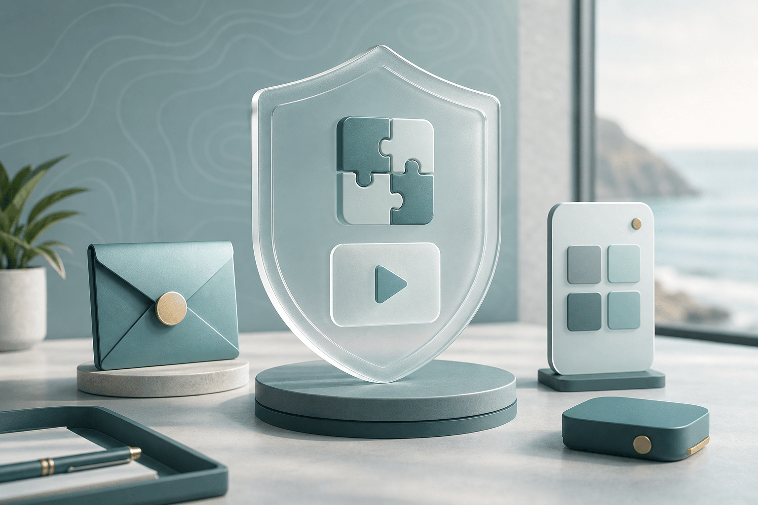 Support and privacy visual